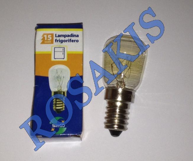 REFRIGERATOR LAMP FOR GENERAL USE 15W E14